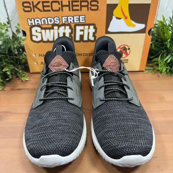 Skechers Men's Delson Swift Fit Hands Free Memory Foam Shoes Size 12 - Picture 3 of 8